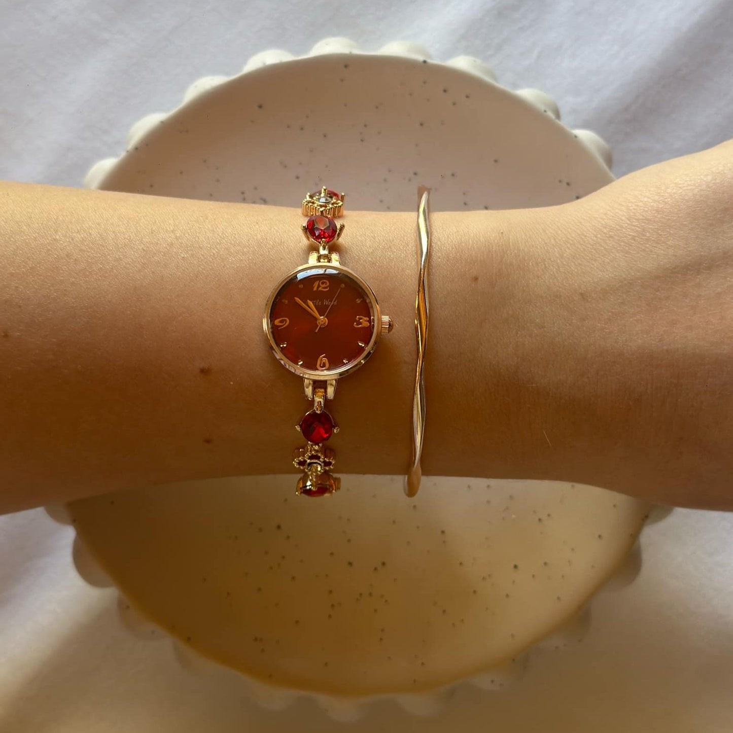 The Merlot Gemstone Watch